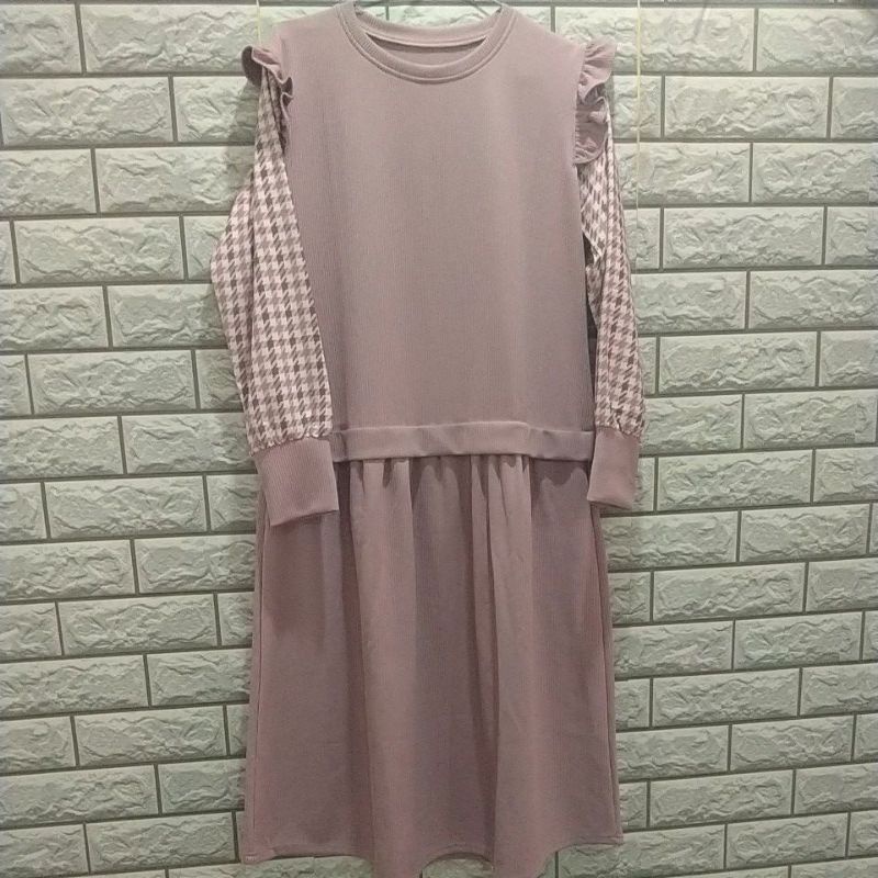 long tunik by ayura warna lilac