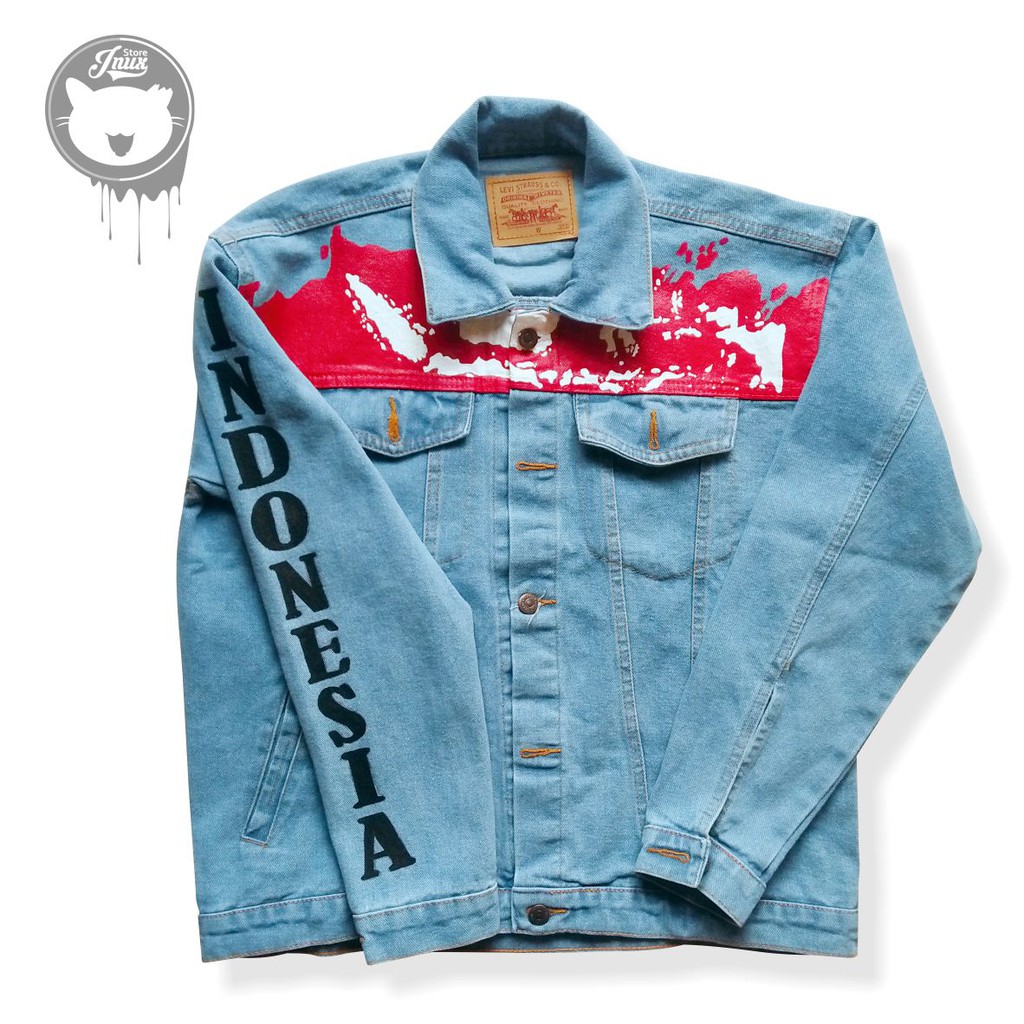 custom levi denim jacket