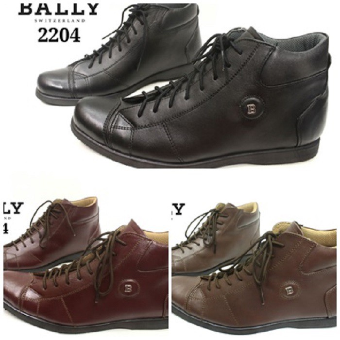 SEPATU PRIA BALLY PANTOFEL HIGH KULIT ASLI ORIGINAL LEATHER