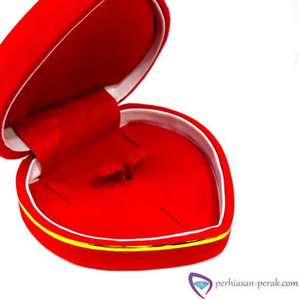➭ Kotak Set Perhiasan Sedang Kotak Cincin Love Perhiasan Emas ℮
