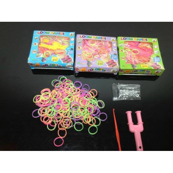

tyes Refill Loomband Mini Kecil / Refill rainbow loom box