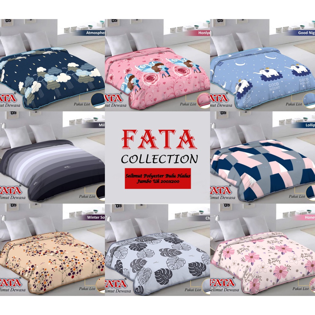 Fata - Selimut Bulu JUMBO (200x200) Dewasa Terlaris pilihan