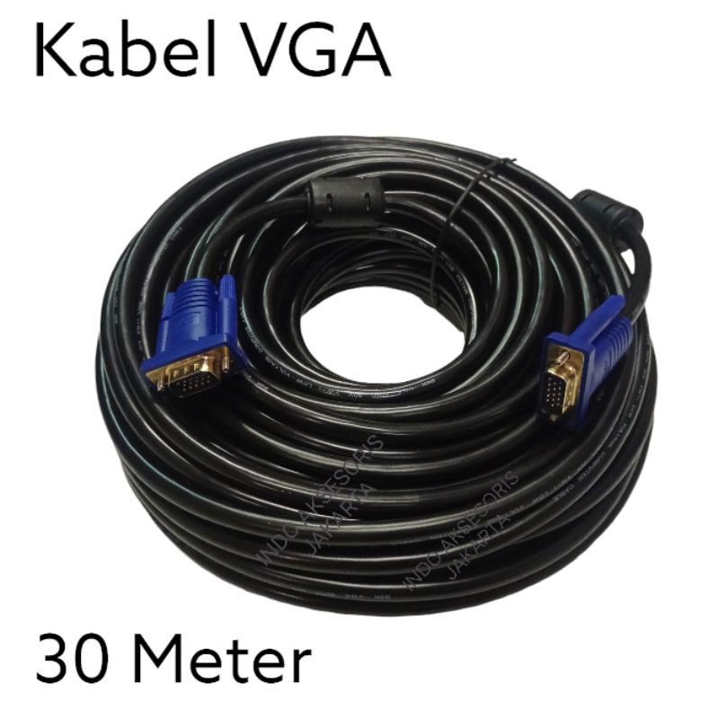 Kabel vga 30 meter kabel vga to vga kabel CPU ke monitor