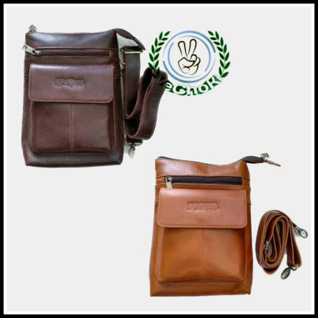 Tas Selempang Sarung HP Jumbo Kulit Sapi Asli - Kickers BJJ640