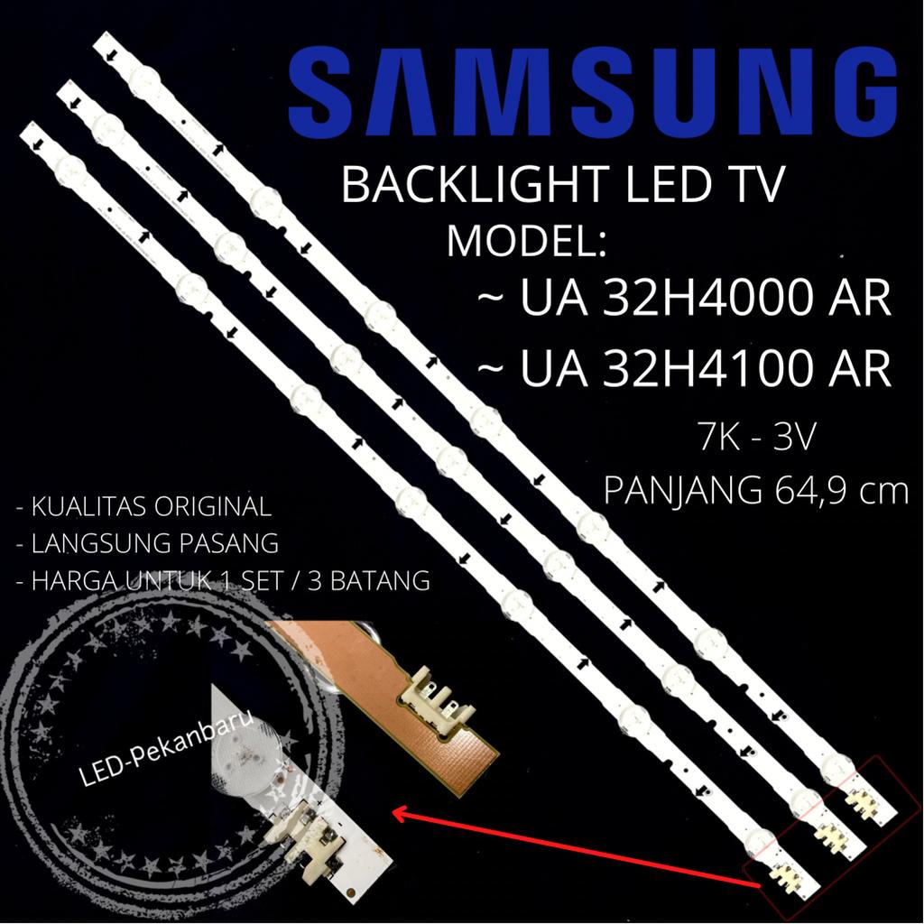 BACKLIGHT LED TV SAMSUNG 32 INC UA 32H4100 AR 32H4100AR LAMPU BL 7K 3V