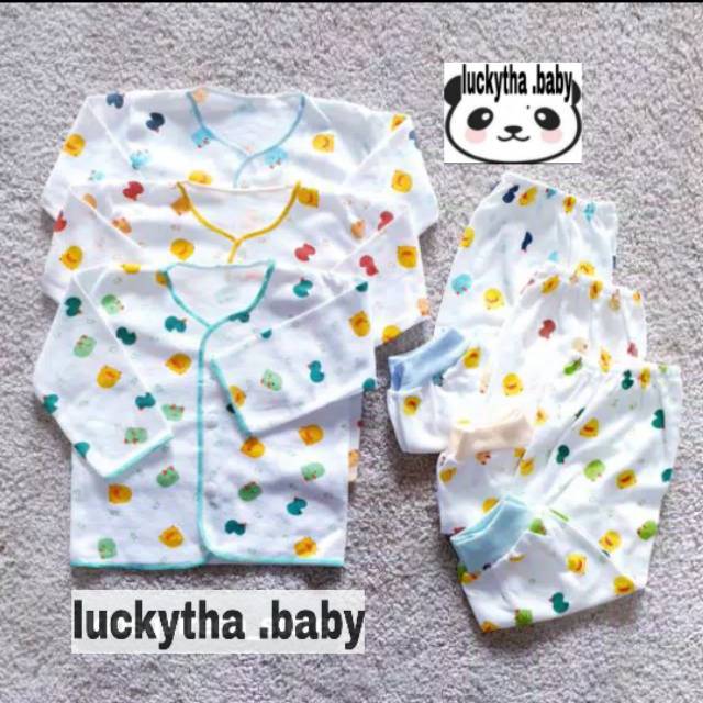 3pcs_ setelan SHANKUSEN PANJANG newborn / setelan bayi panjang / piama bayi / baju shankusen panjang