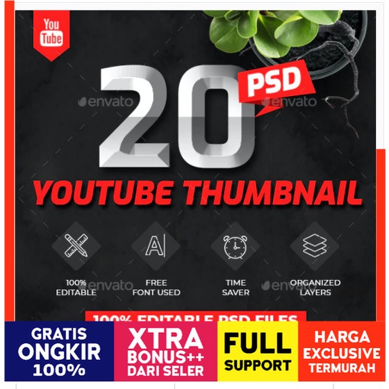 Youtube Thumbnail Templates - Photoshop