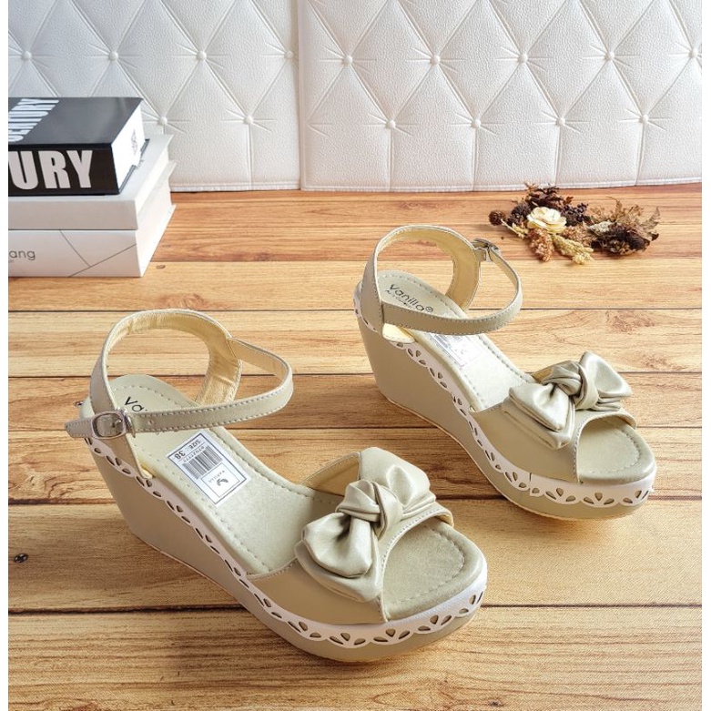 ABBUSHOES US 55 wedages wanita 7cm