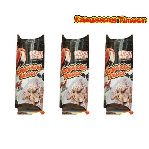 

Kampoeng Timoer - Peyek Kepiting lada hitam 3 pcs