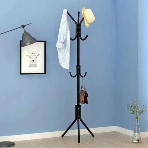 BELLA - STANDING STAND HANGER MULTIFUNGSI | GANTUNGAN BAJU TOPI BERDIRI