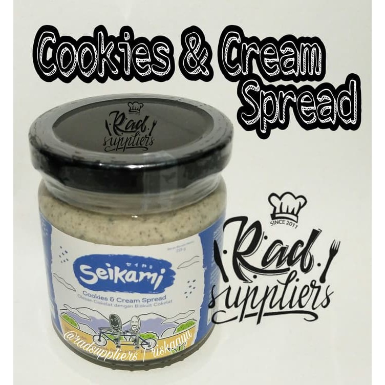

Seikami Premium Spread Cookies&Cream 215gram