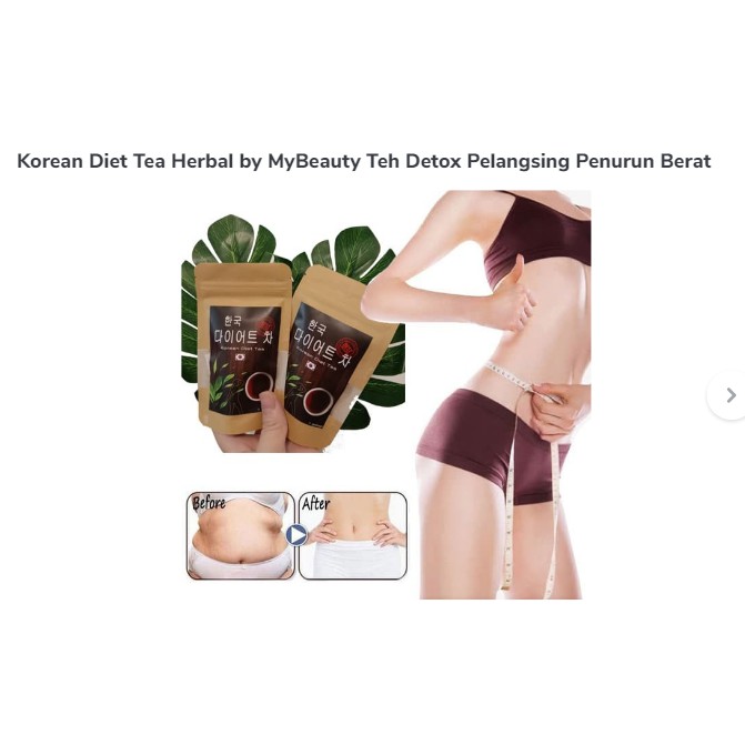 

TEH DIET TEH PELANGSING Korean Diet Tea Herbal by MyBeauty Teh Detox Pelangsing Penurun Berat