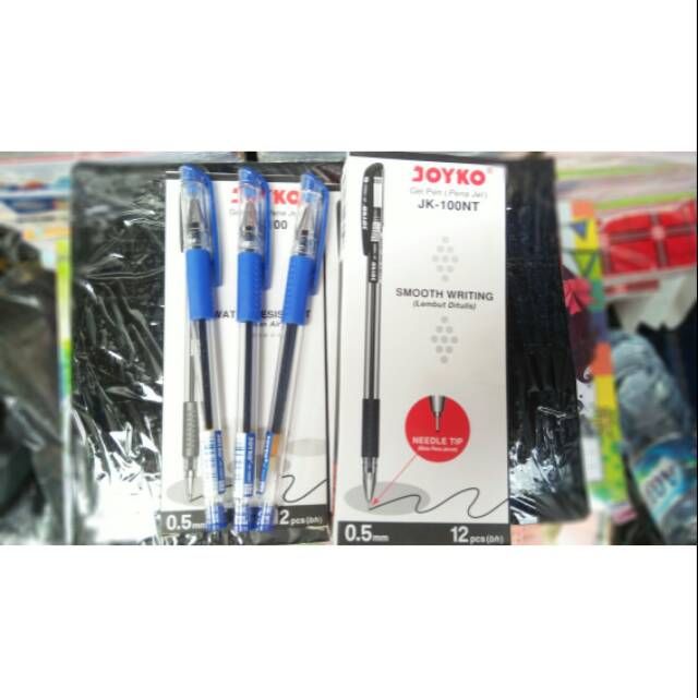 

Pen gel joyko warna biru isi 12 pcs