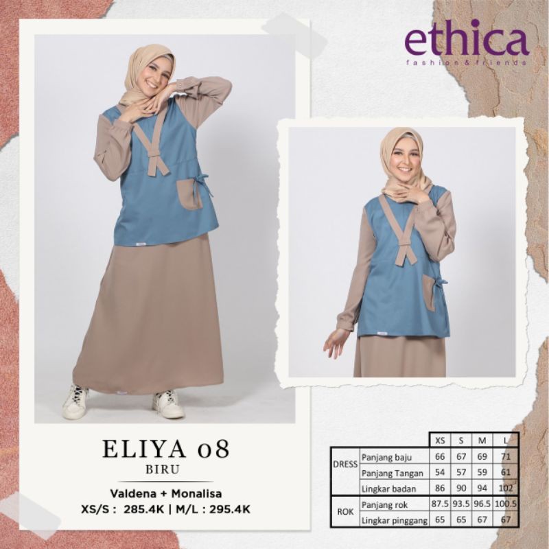 SETELAN TERBARU 2021 ETHICA ELIYA 08 BIRU