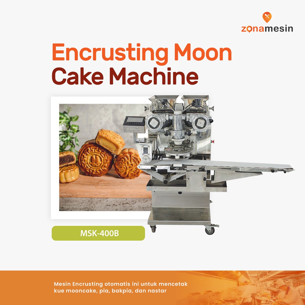Mesin Pencetak Biskuit Encrusting Cake Machine Model MSK-400B