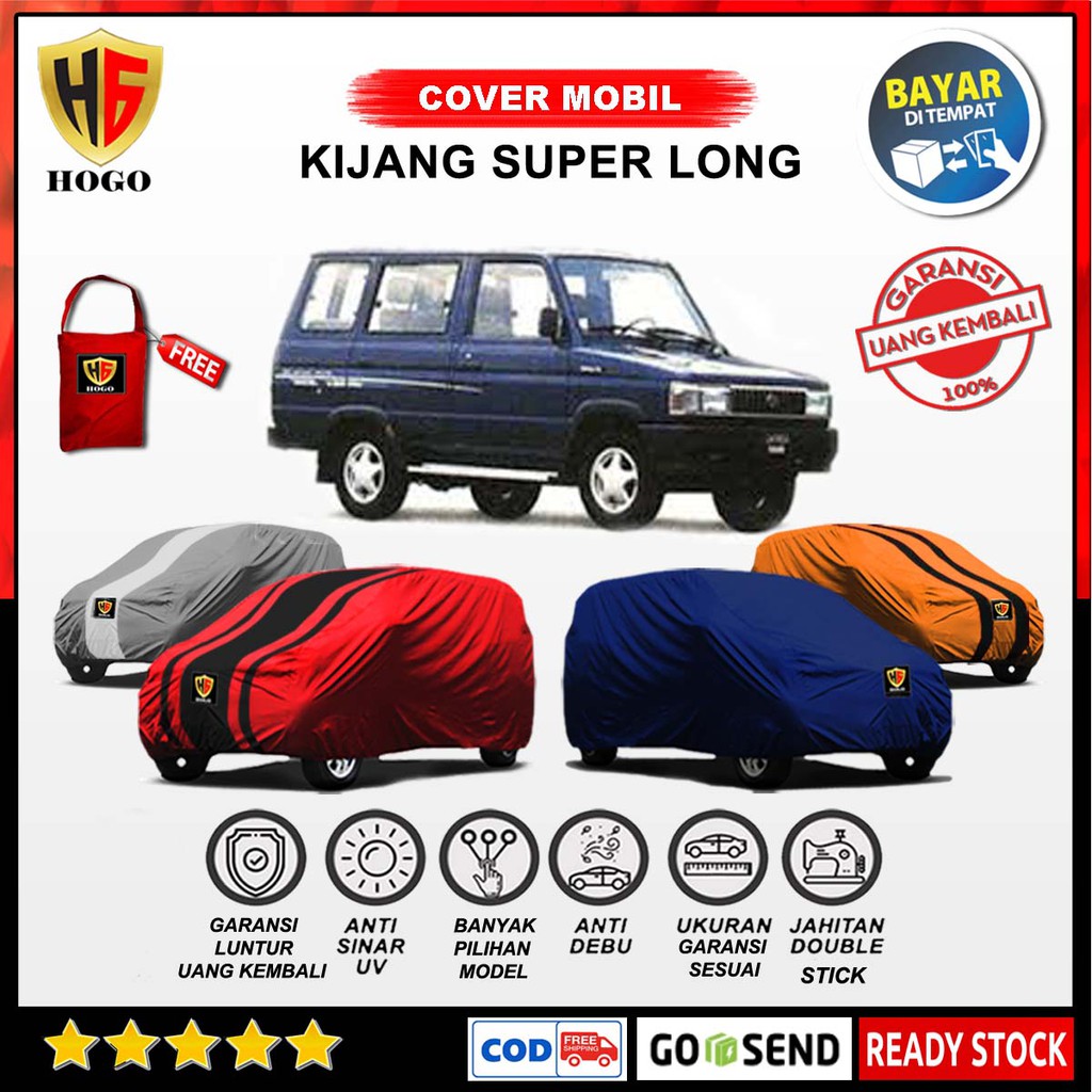 Body Cover Mobil Toyota Kijang Super Sarung Tutup Mantel Selimut Mobil Outdoor Waterproof Anti Air Shopee Indonesia