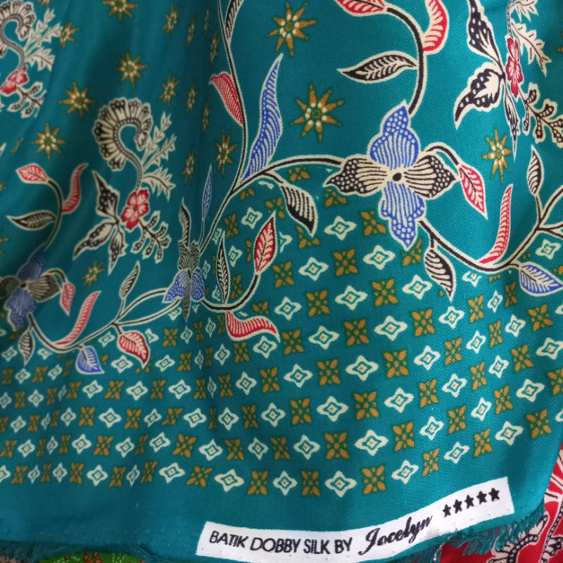 kain batik meteran doby silk jocelyn hrga per50 cm