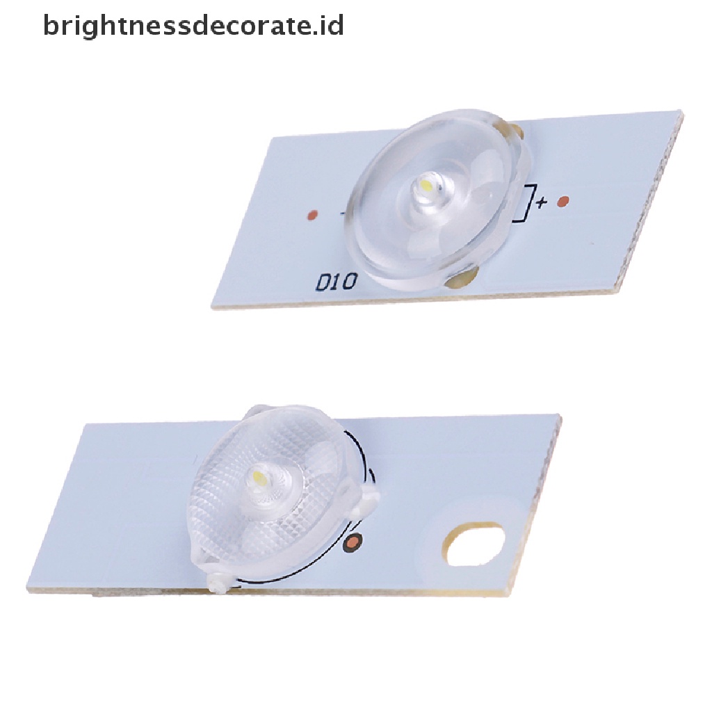 Manik-Manik Lampu 20x6v Smd Dengan Filter Lensa Optik Untuk Tv Led 32-65 Inch