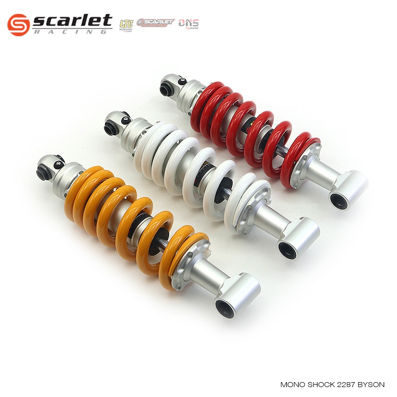 MONOSHOCK BYSON KARBU-BYSON F1 SCARLET SHOCK ABSORDER PEREDAM KEJUT YAMAHA BYSON F1 BYSON KARBU