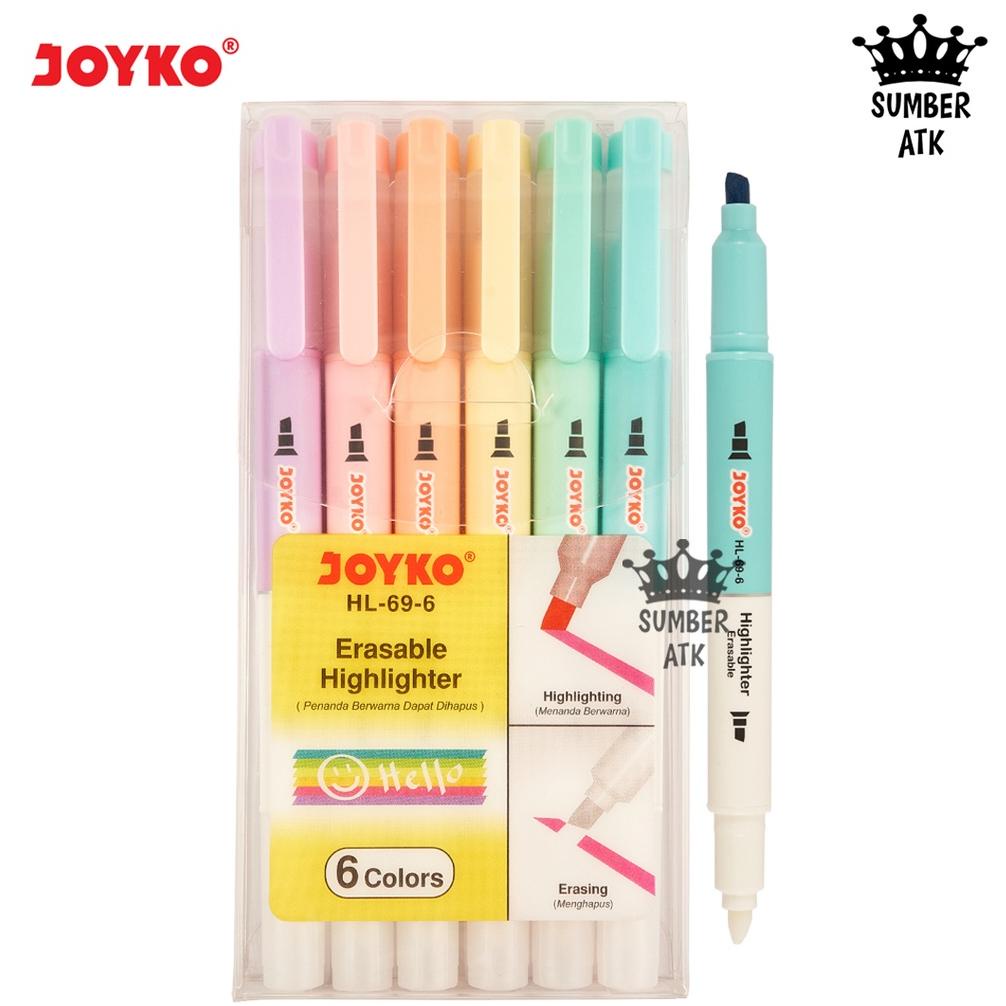 

((BISA COD)) Erasable Highlighter Penanda Dapat Dihapus Joyko HL-69-6