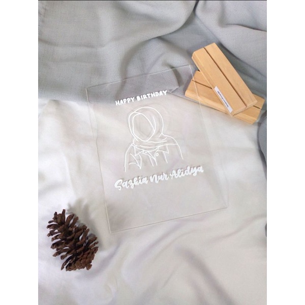 Acrylic Handlettering [Custom] - GIFT BOX - HAMPERS - KADO