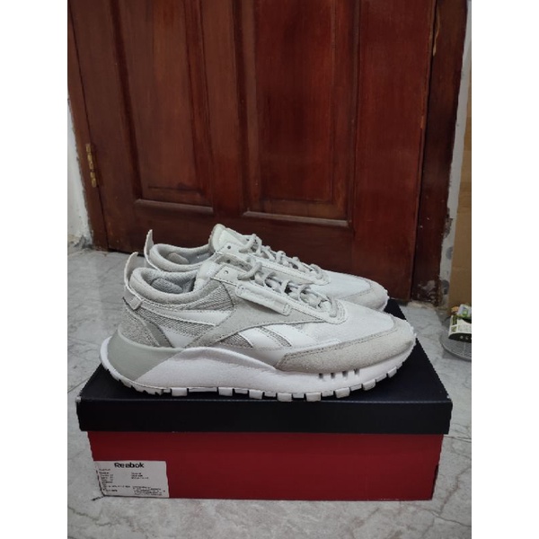 Reebok Classic CL Leather Legacy (Full White Grey) Original