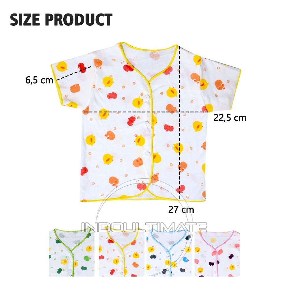 1 pc Baju Bayi perempuan laki laki baru lahir new born Lengan Pendek Perlengkapan Bayi baru lahir BY BC-087