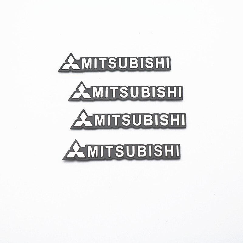 4pcs Stiker Emblem 3d Bahan Aluminum Untuk Speaker Audio Mobil Mitsubishi Xpander Mirage Lancer Pajero Kuda Outlander