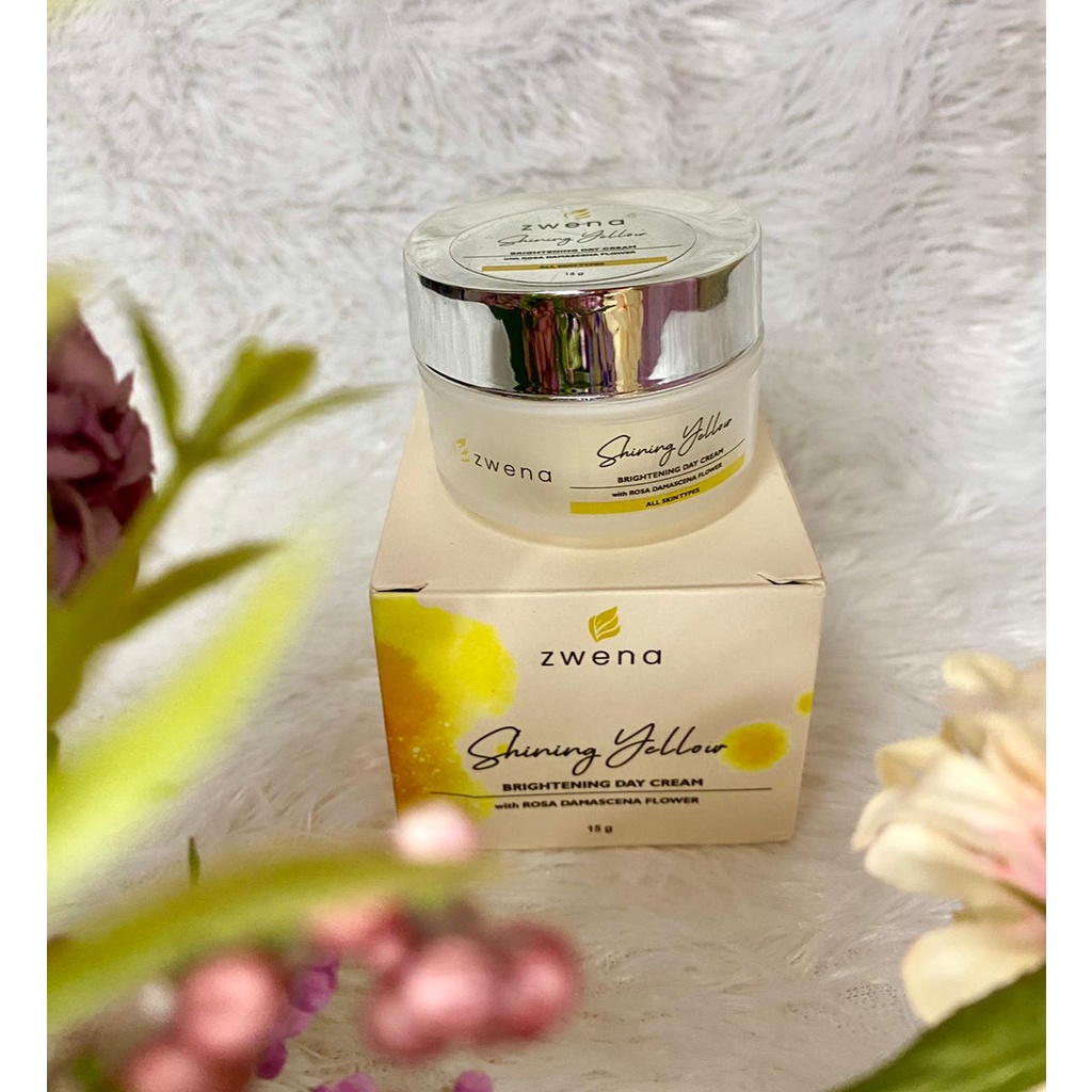 ZWENA Brightening Day Cream with Rosa damascena Flower Skincare Pencerah dan Nutrisi Wajah Original BPOM