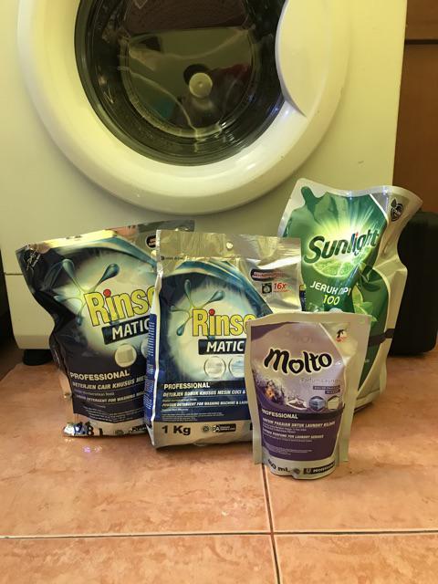 Sunlight 2l Professional Sabun Cuci Piring Jeruk Nipis 2000ml Refill