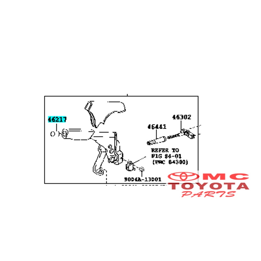 Knob Knop Handle Rem Tangan Avanza Xenia 46217-BZ010-E1