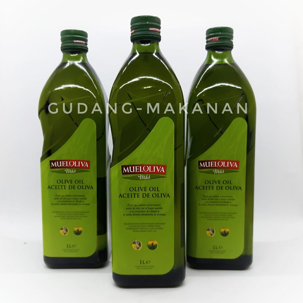 Minyak Zaitun Mueloliva Pure Olive Oil 1L - Goreng/Masak Premium