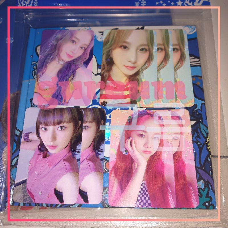 [READY] BENEFIT MAKESTAR PHOTOCARD ONLY ROCKET PUNCH - Mini Album Vol.3 [BLUE PUNCH]