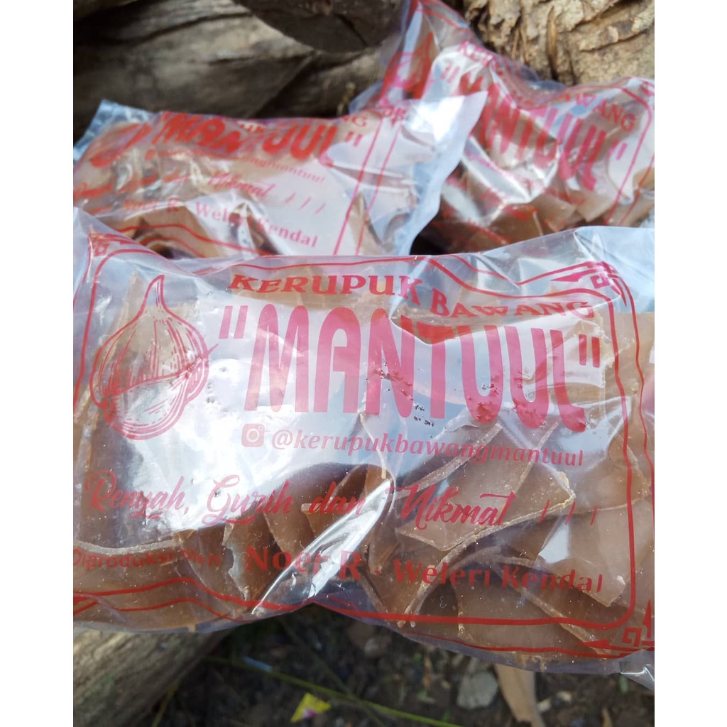 

TERLARIS Kerupuk Bawang MANTUUL Mentah Enak Gurih Termurah
