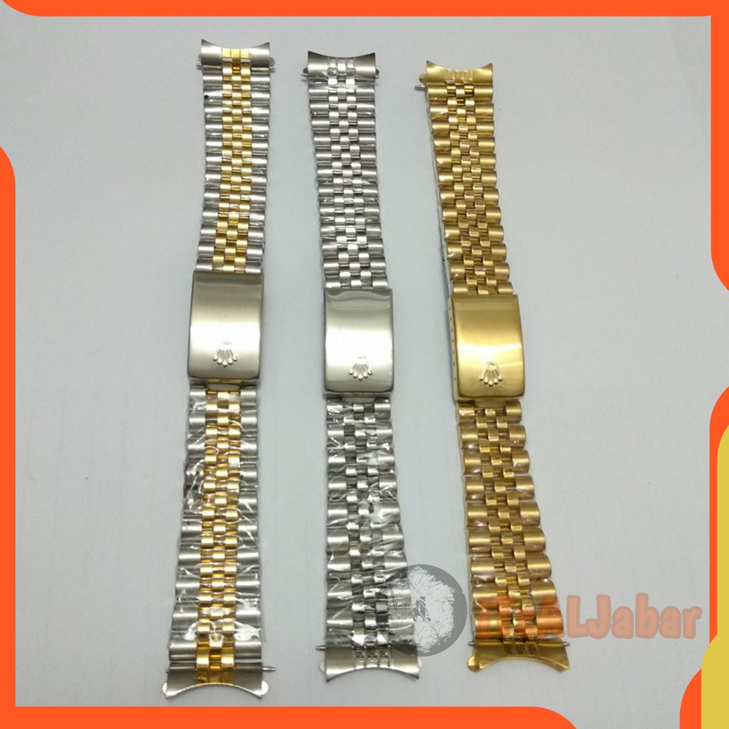 Tali jam Rolex Datejust 20mm Strap tali jam rantai Rolex 20mm