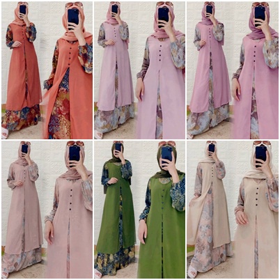 Gamis Malaysia Kancing by FAMYS HIJAB