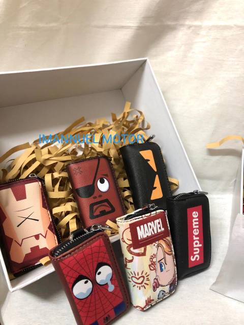 DOMPET STNK MOTOR MOBIL DOMPET KUNCI REMOTE MOTOR DOMPET KARAKTER LUCU UNIK
