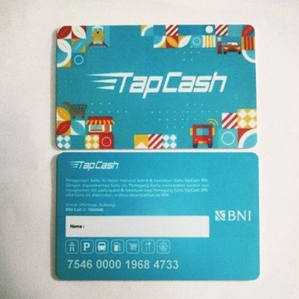 BNI Tapcash HIJAU TOSCA ORI /Like eMONEY eTOLL Flazz or Brizzi