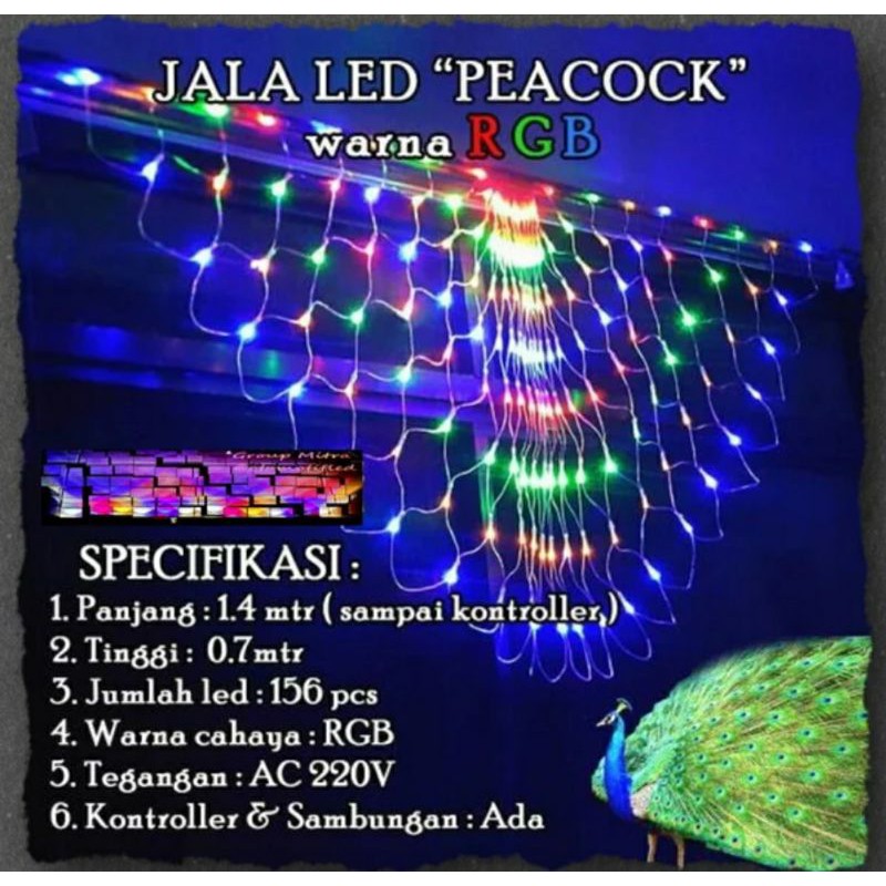 Lampu led motif burung, lampu hias burung