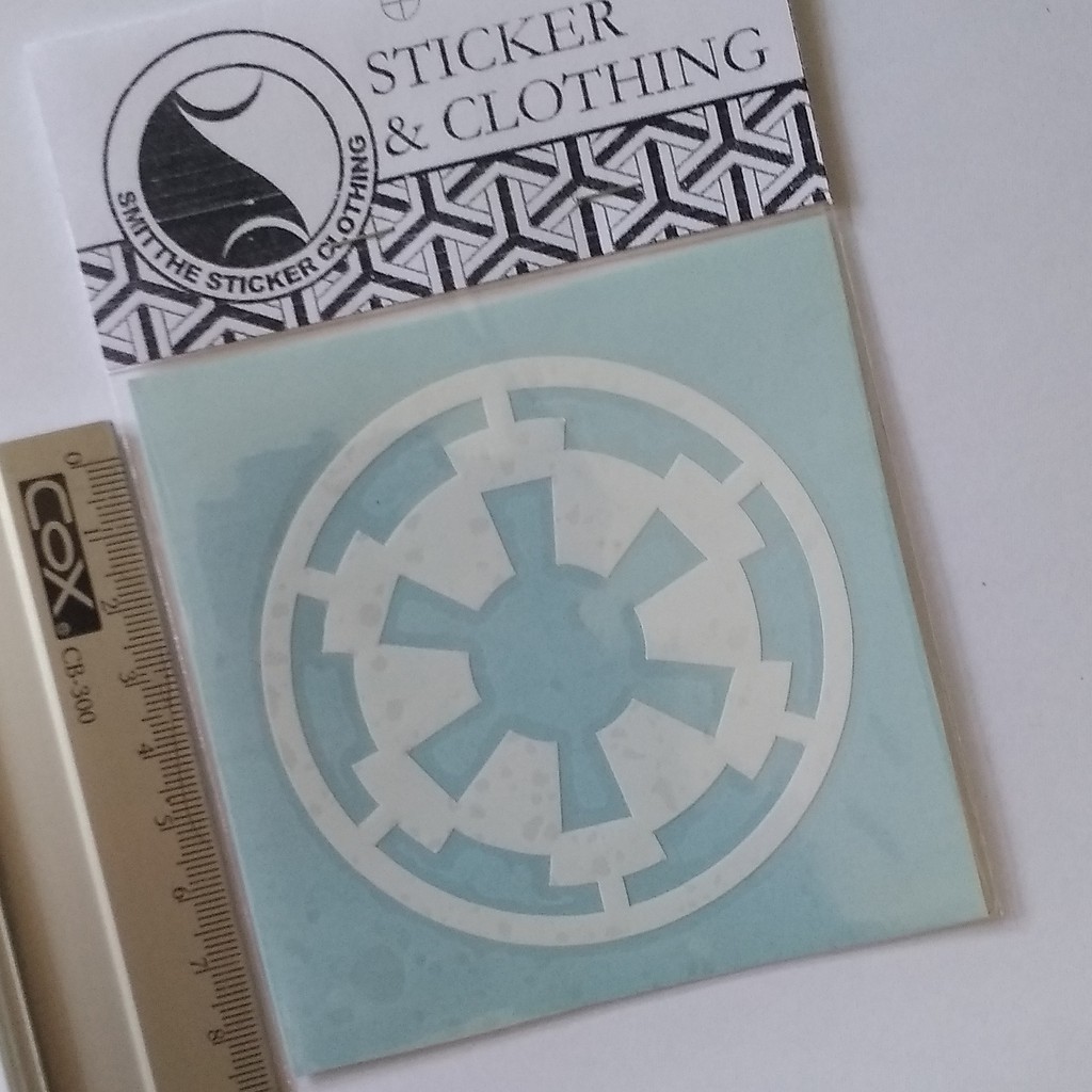 Stiker Star Wars Galactic Empire Logo starwars Cutting Sticker