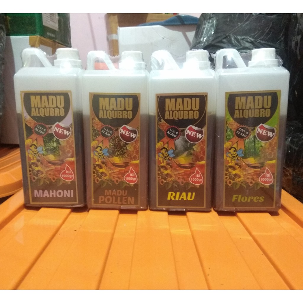 Madu Al Qubro 1kg (Kopi Flores Sumbawa Ambon Kalimantan Hitam Pahit Kaliandra, Lanceng)