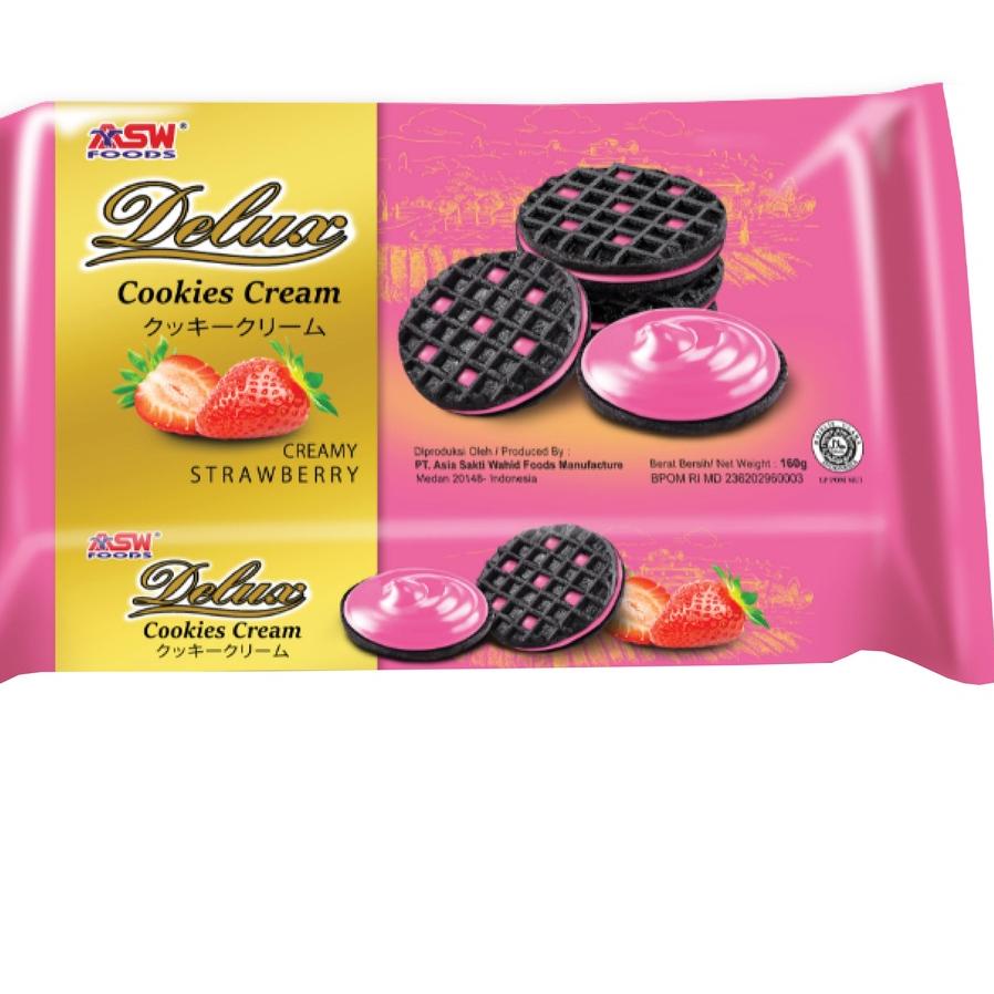 

Paling Disukai Acome x Delux Cookies Cream Strawberry 160 gram;