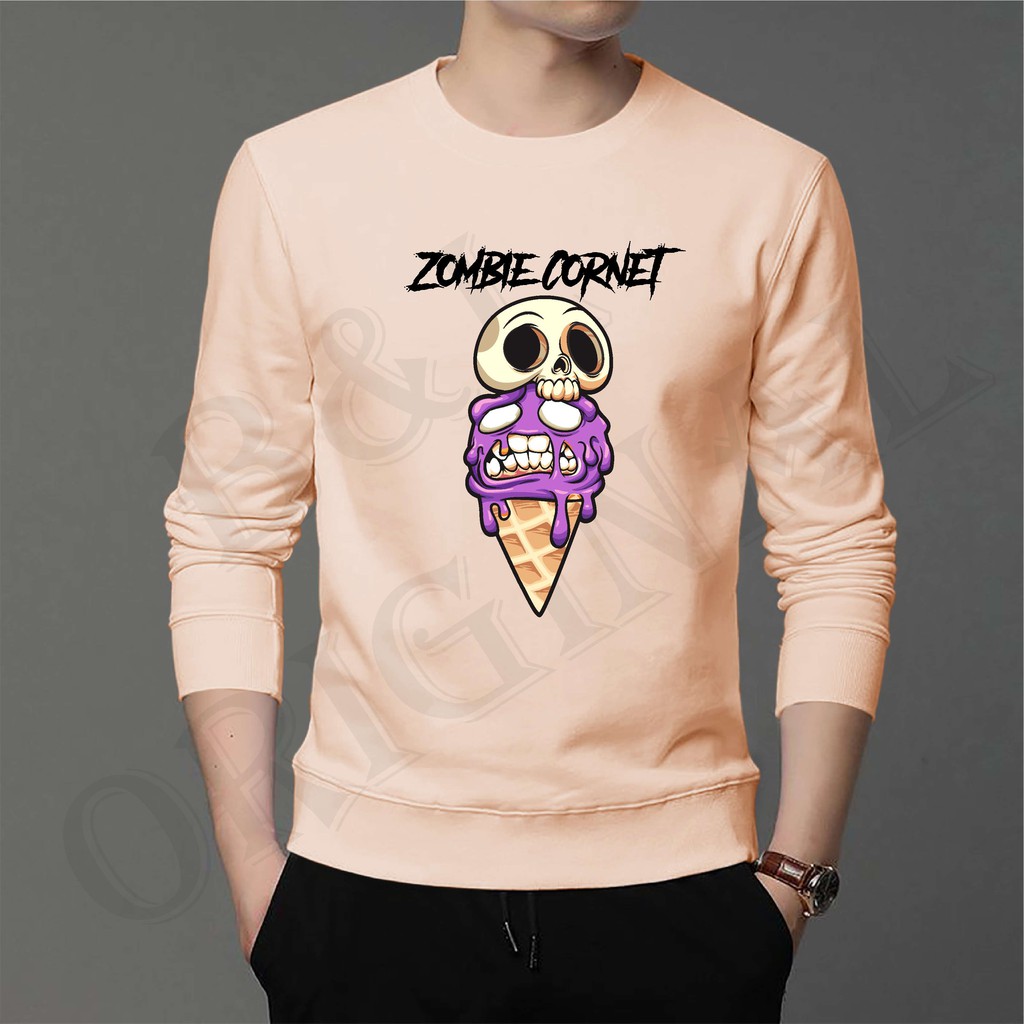 BS//COD//BAJU KAOS ZOMBIE CORNET//T-SHIRT TANGAN PANJANG//FASHION PRIA DAN WANITA//GOOD QUALITY