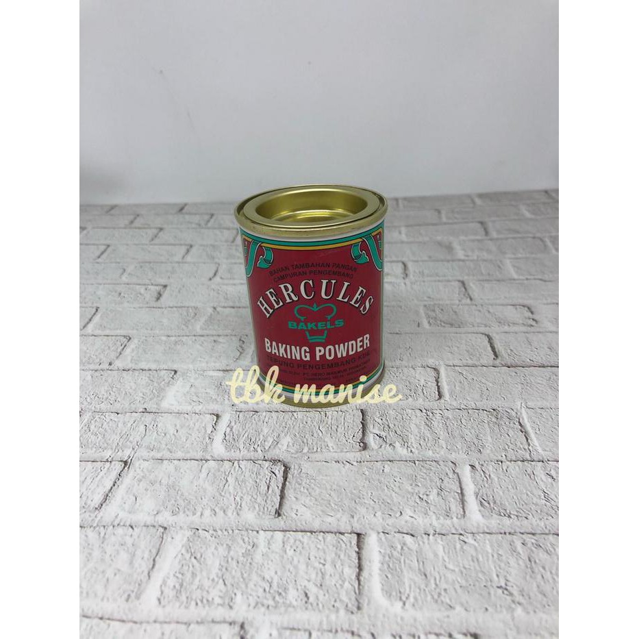 

Baking powder Hercules / Hercules Double acting Baking powder 110 gr BERKUALITAS