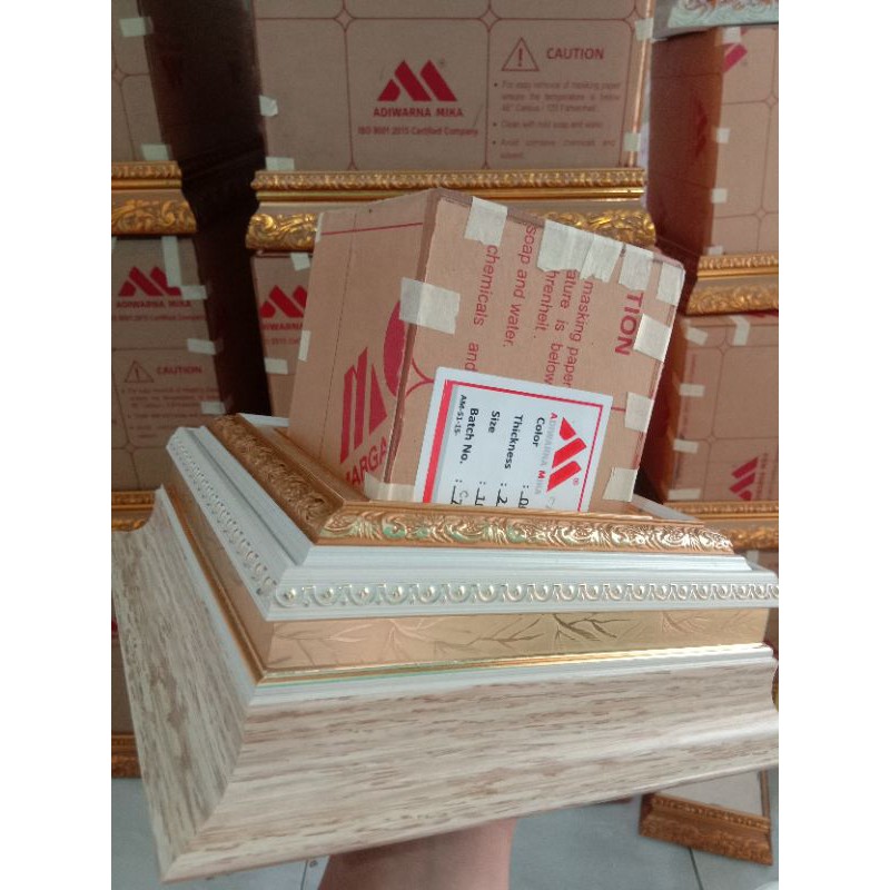 kotak hantaran akrilik double frame termurah tersedia 1 paket isi 12pcs