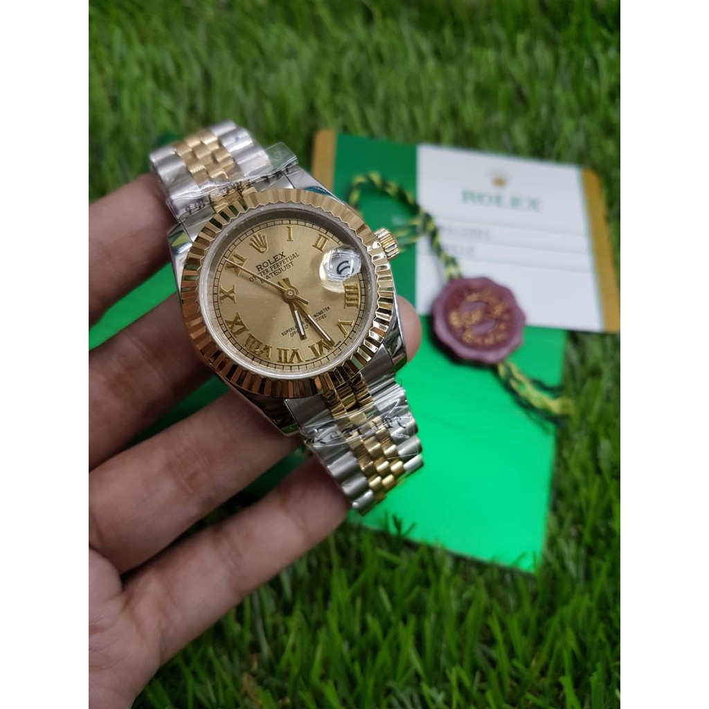 Rolex Datejust gold combi silver swiss eta 1:1