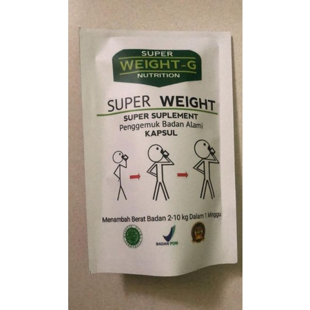 (ORIGINAL)Penggemuk Badan SUPER WEIGHT GAIN Asli Menambah Berat Badan Appeton Osamilk Suplemen Makan