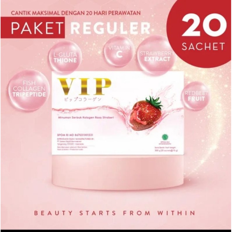 

VIP COLLAGEN BUBUK MINUMAN SERBUK RASA STRAWBERRY POWDER DRINK PERAWATAN TUBUH