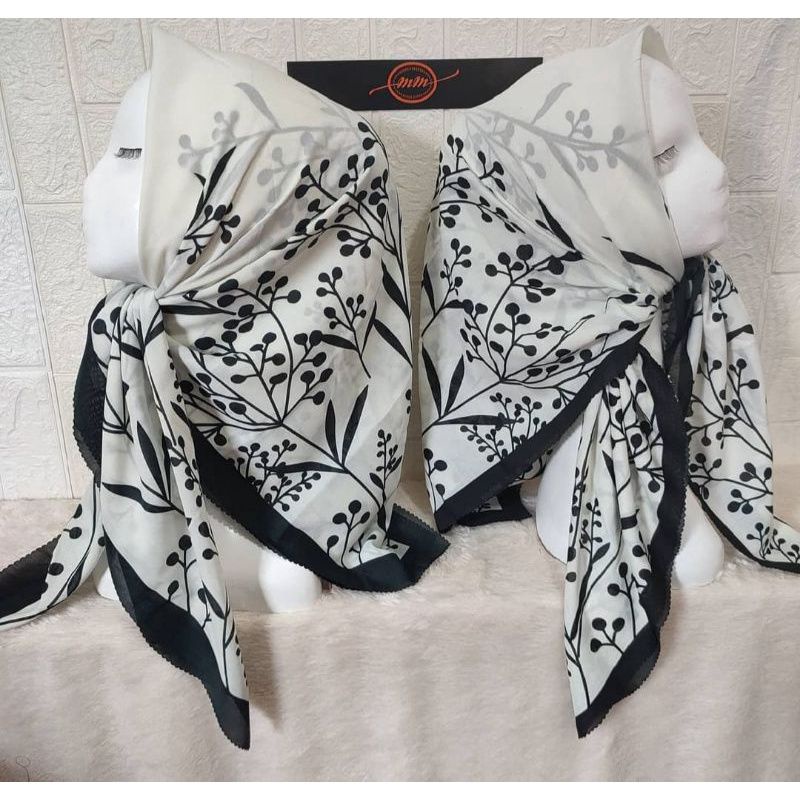 Jilbab Segiempat Voal Premium ZA-N08