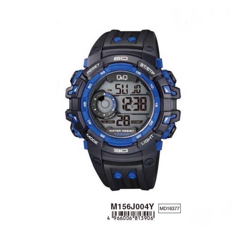 Q&amp;Q QnQ QQ Jam Tangan Pria Fashion Digital - M156 M156J M 156 Water Resist